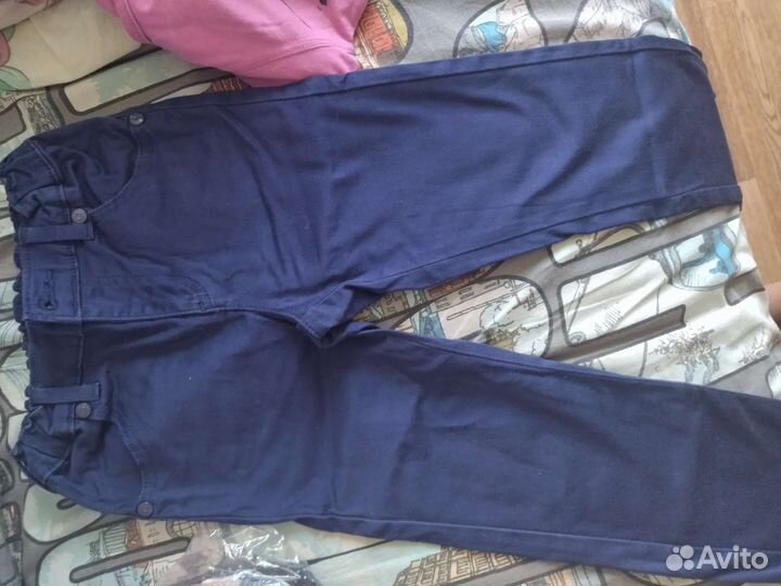 Брюки, платья, шорты, майки на девочку 104