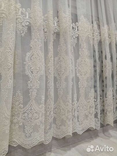 Тюль сетка грек 7м,О.А.Э.сетка вышивка