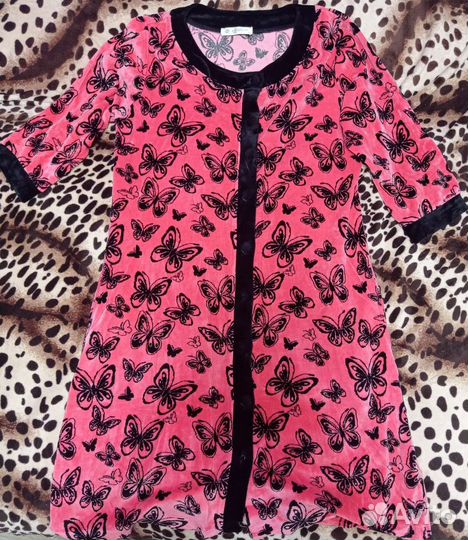 Велюровый халат Турция