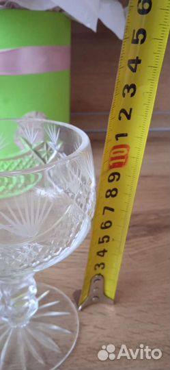 Фужеры бокалы графин хрусталь