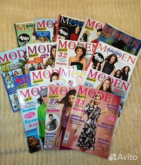 Журналы и брошюры мод, Вязание, Мурзилка