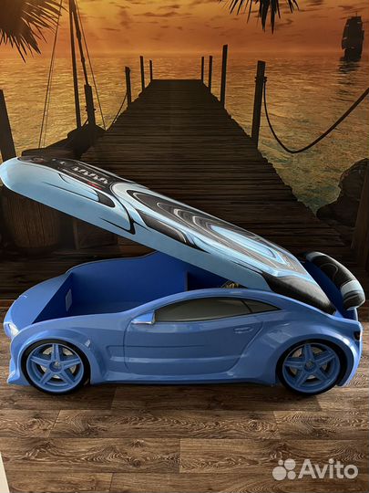 Кровать машинка и шкаф