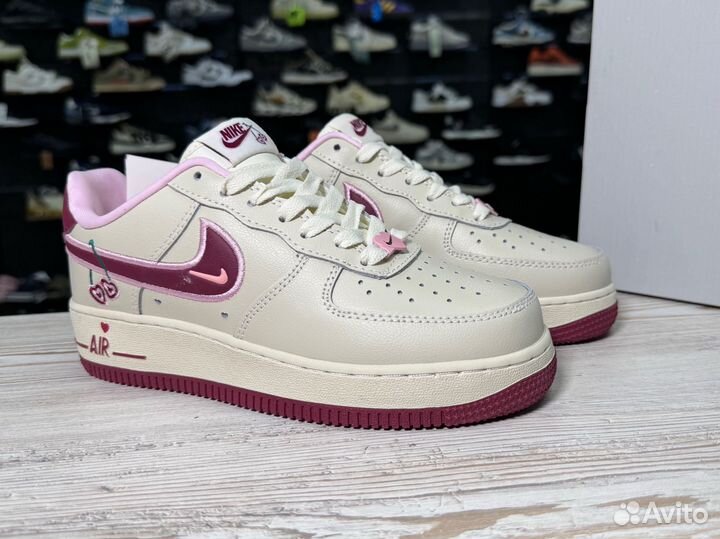 Кроссовки nike air force 1 low valentine s day