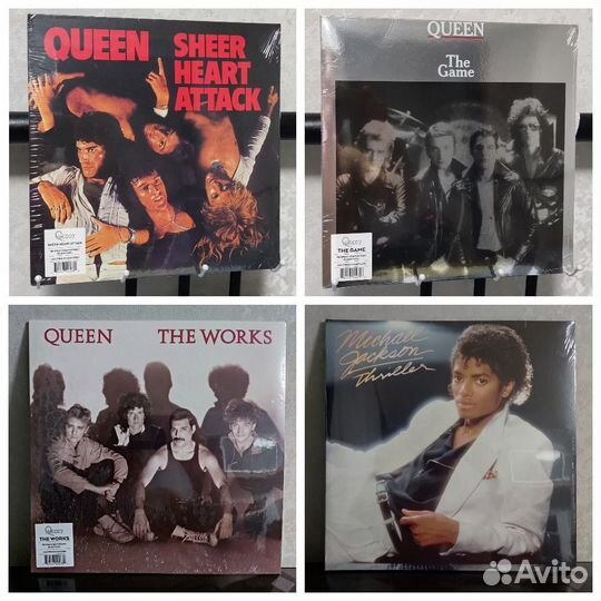 Виниловые пластинки Queen, Pink Floyd, AC/DC