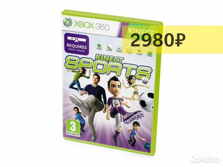 Kinect Sports витринный образец (Xbox360)