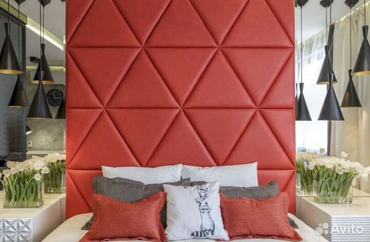Стеновые панели, мягкое изголовье