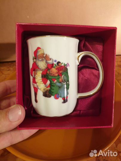 Подарочная кружка Santa в подарочной упаковке