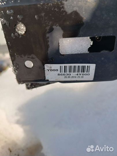 Уселитель заднего бампера на кио Рио 3