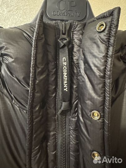 C.P.Company D.D. Shell Hooded Long Down Jacket