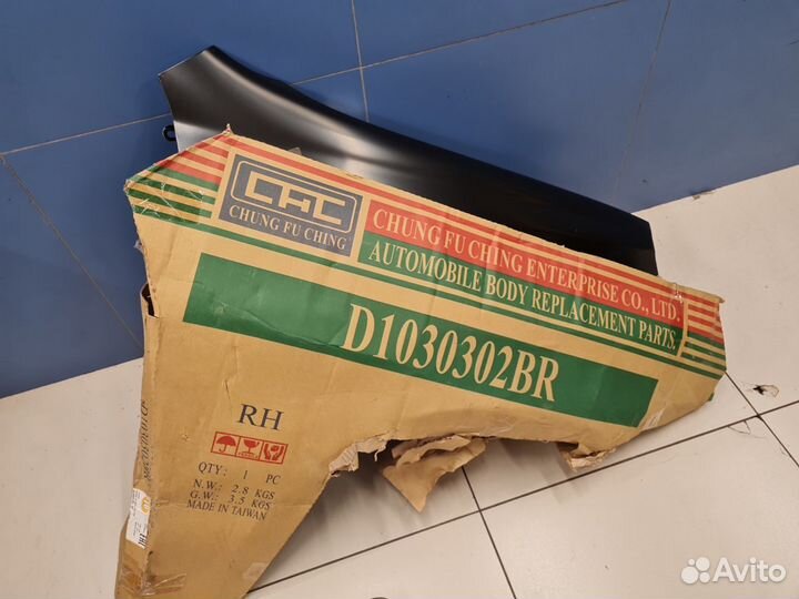 Крыло переднее правое Chevrolet Lacetti 2003-2013