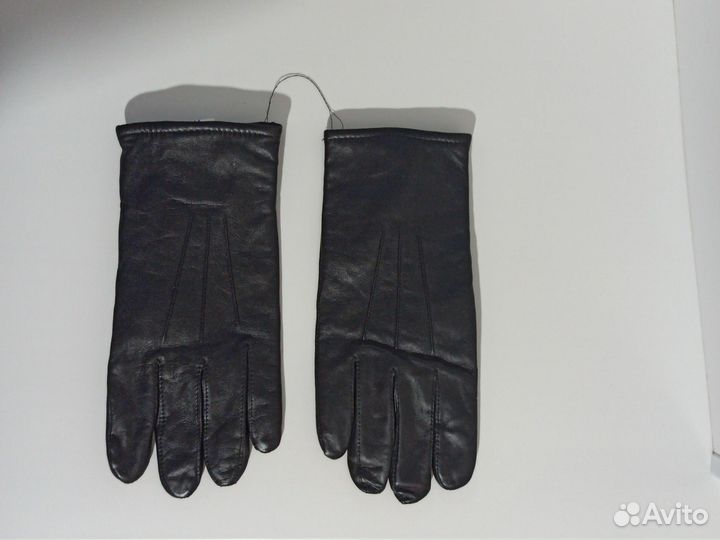 Перчатки кожаные мужские новые