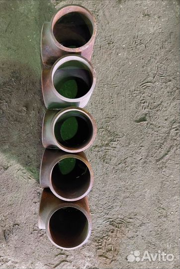 Тройник стальной равнопроходный 108х6-09Г2С