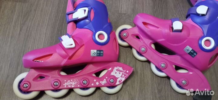 Ролики детские с защитой и шлемом