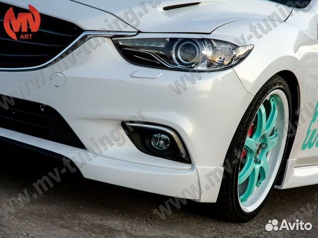 Клыки переднего бампера SkyActivSport Mazda 6 GJ