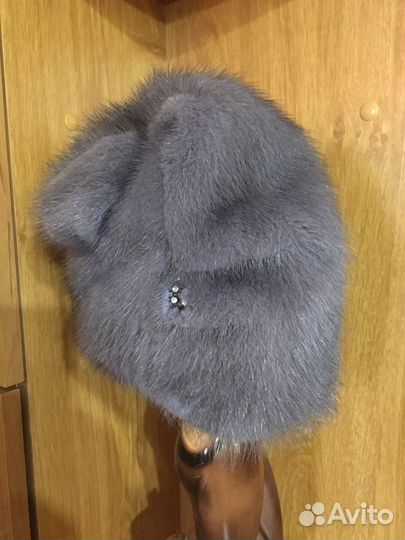 Шапка норковая женская