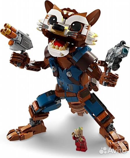 Предзаказ lego marvel 76282 Ракета и Бэби Грут