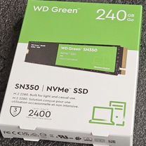 Накопитель SSD 240GB WD Green SN350 NVMe PCI-E