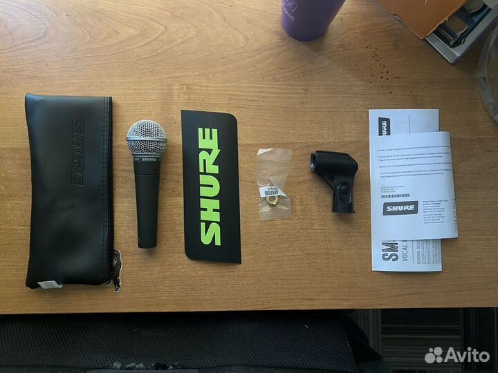Динамический микрофон shure sm58