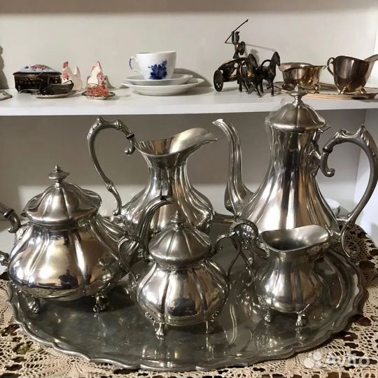 Посуда посеребрения. Антиквариат