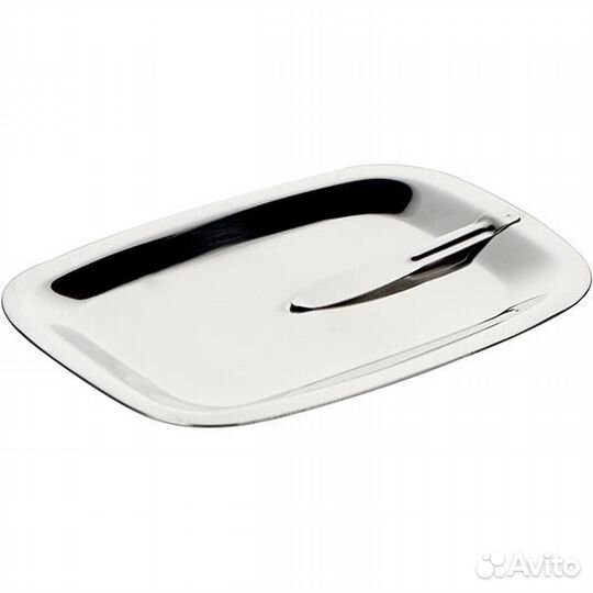 Подносик для денег с зажимом; сталь нерж