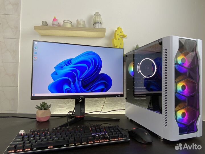 Игровой компьютер Ryzen 5 5500 + RTX 2060 Super