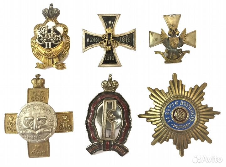 Полковые знаки Русской Императорской Армии, копии