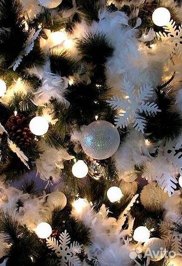 Новогодняя гирлянда. Монтаж. Уличные гирлянды