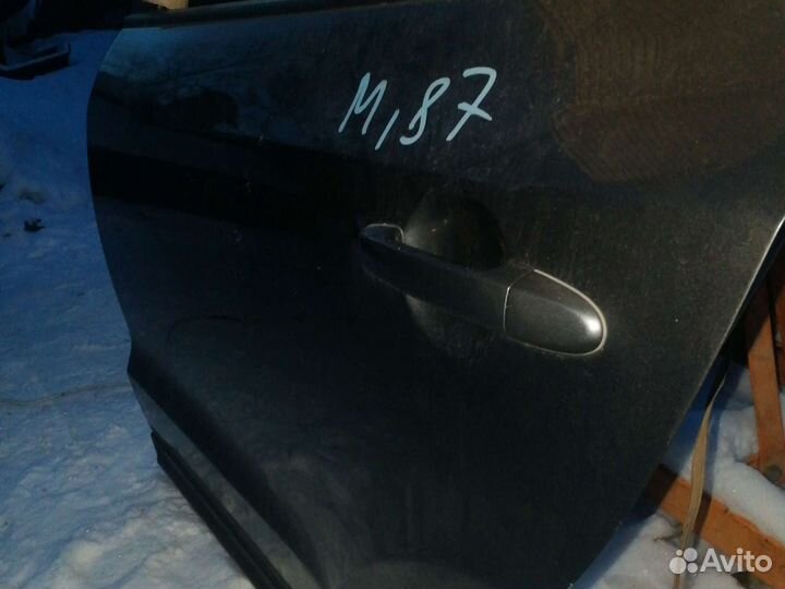 Дверь задняя левая хендай санта Фе 2