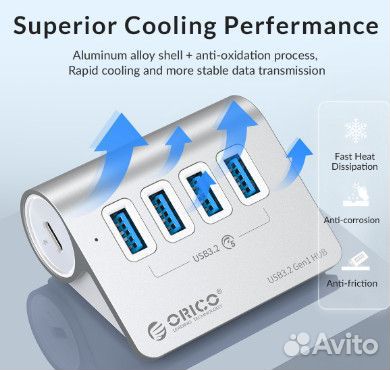 USB Hub Orico (хаб, свич, switch) 5 Гбит/с