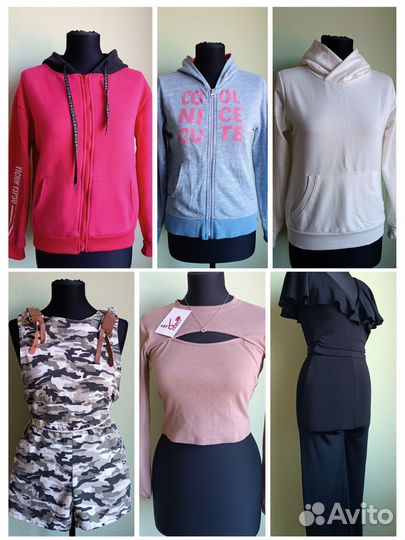 Много женских вещей пакетом новые и б/у