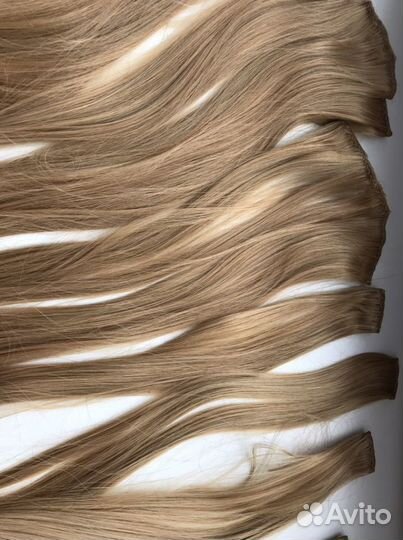 Волосы на заколках