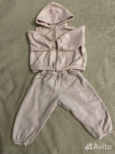 Костюм zara с начесом для двойни