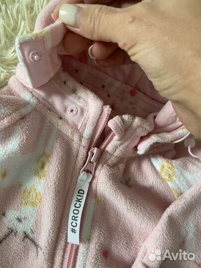 Флисовый комбинезон crockid 68