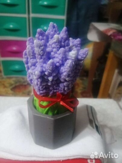 Мыло ручной работы лаванда