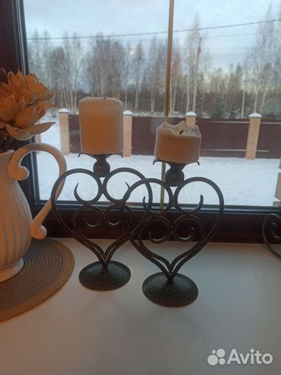Подсвечник кованый