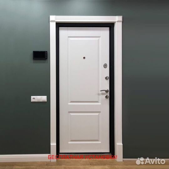 Металлическая входная дверь с установкой в подарок