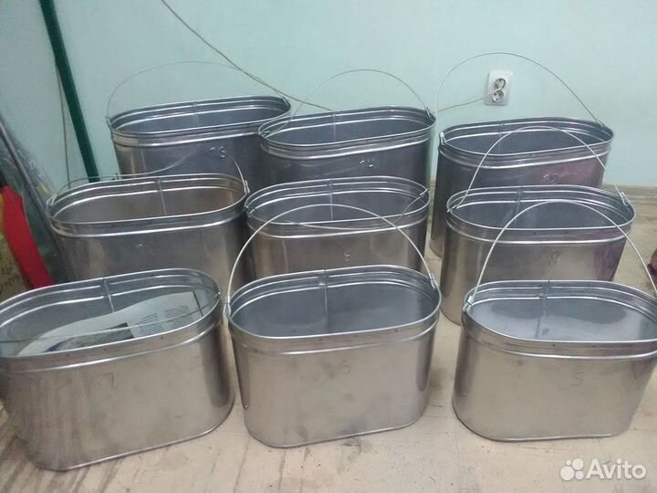 Котелки туристские нержавейка без крышки