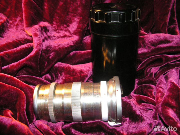 Объектив Юпитер-11 на фотоаппарат Киев (белый)