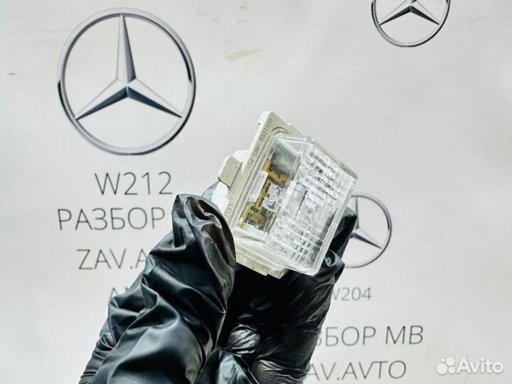 Подсветка номера Mercedes W204 M271.8 2013