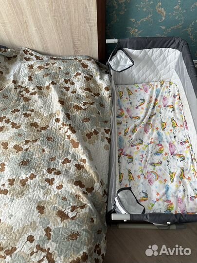 Приставная кроватка детская