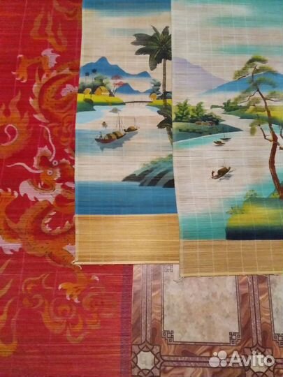 Панно из соломки в Восточном стиле