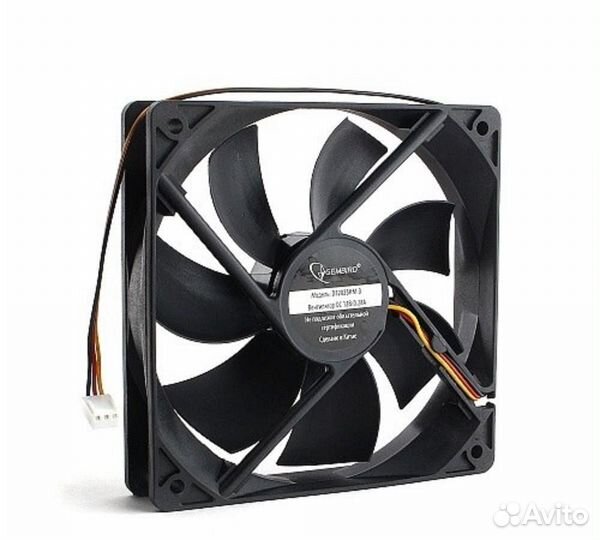 Вентилятор для корпуса Gembird D12025HM-3