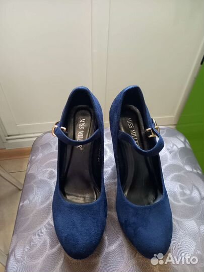 Туфли женские 35 размер замша
