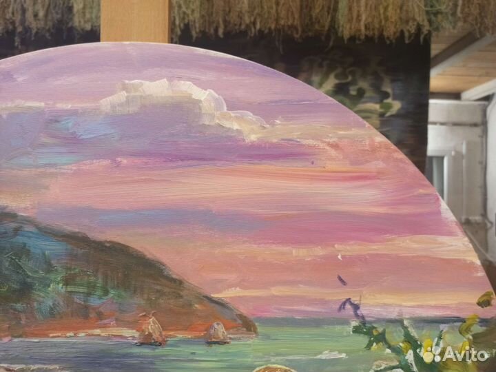 Мускат круглая картина для интерьера