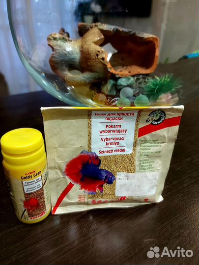 Аквариум в виде бокал