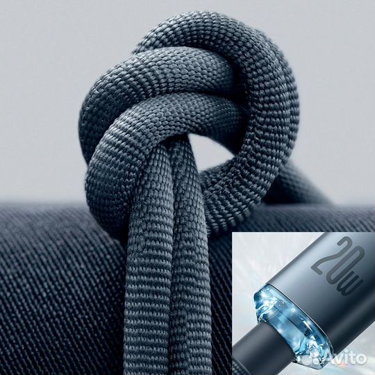 Кабель USB Type-C - Lightning 20W