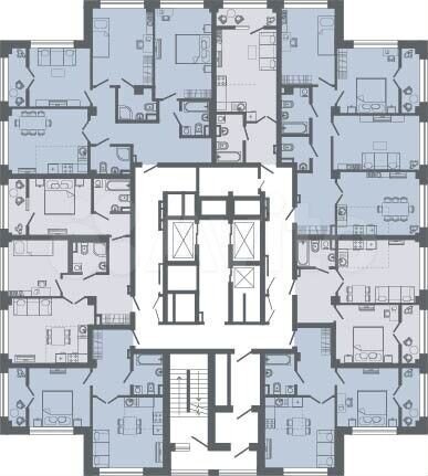 2-к. квартира, 77,6 м², 21/22 эт.