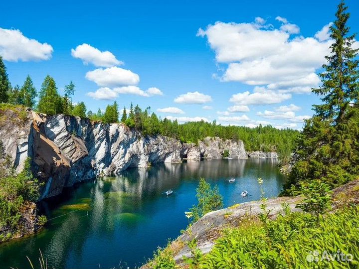 Петрозаводск Топ-Экскурсия Парк Рускеала, Сортавал