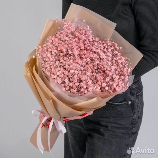 Букет из 9 гипсофил с беспл. доставкой