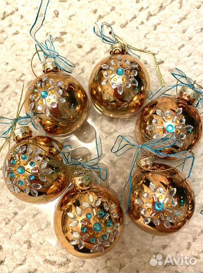 Дизайнерские,новые елочные шары (игрушки)